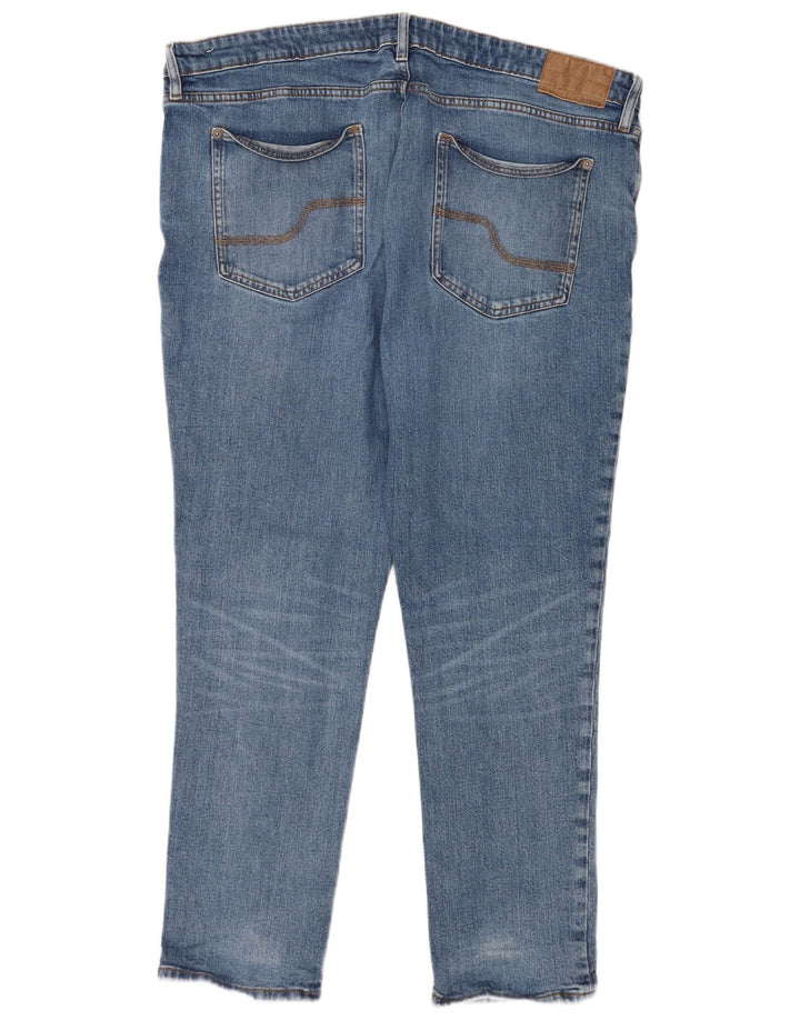 Fat Face Jean Slim Homme W42 L28 Bleu Coton
