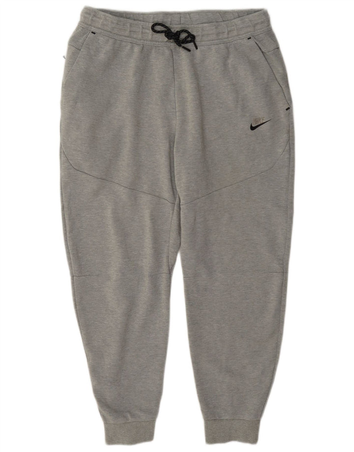 Nike Pantalon de survêtement pour homme en coton gris Taille L