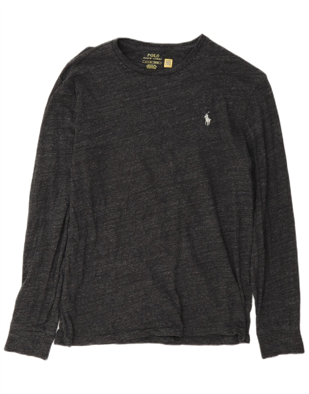 Polo Ralph Lauren Haut à manches longues pour homme Petit gris moucheté