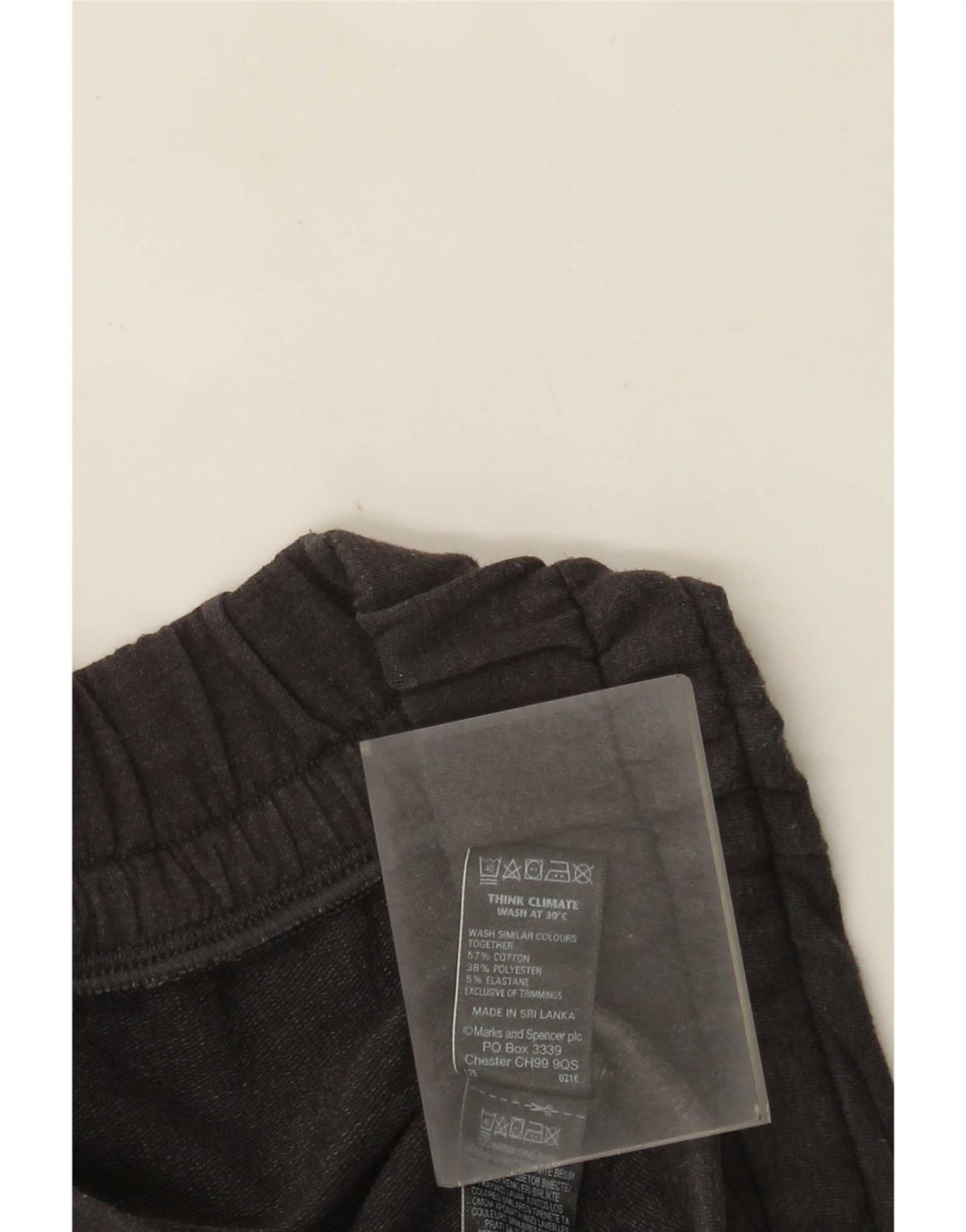 Marks & Spencer Pantalon de survêtement pour femme UK 12 Gris moyen Coton