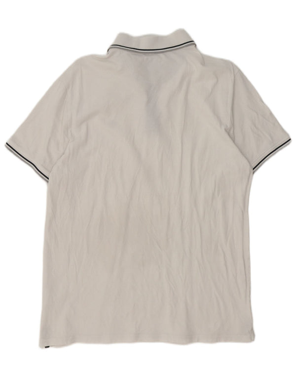 Champion Polo Homme XL Blanc Rayé Coton