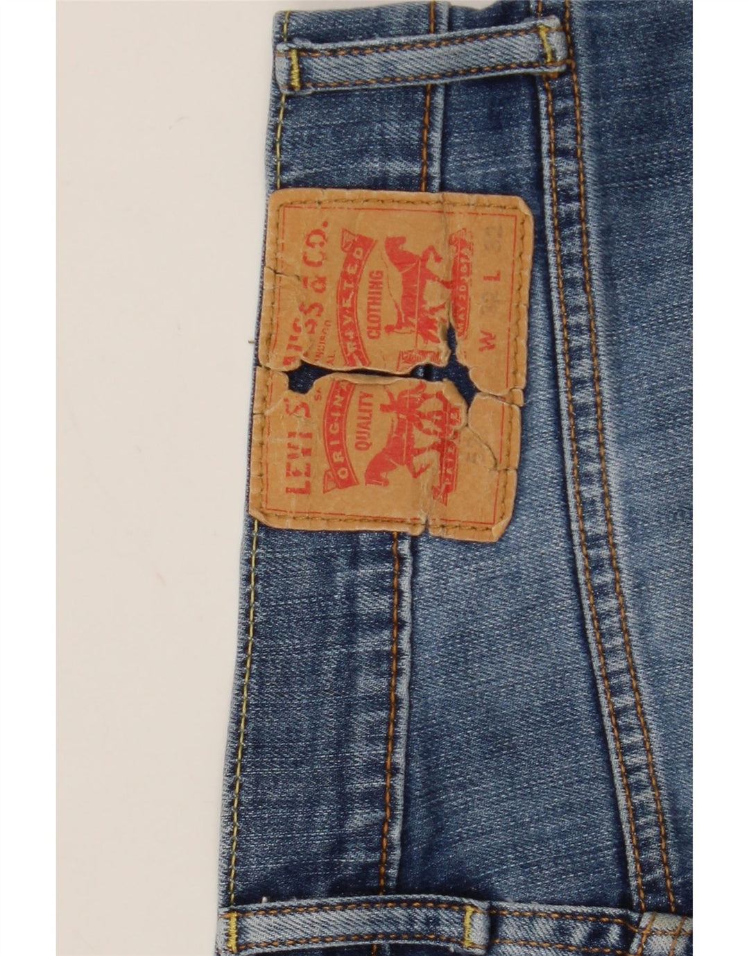 Levi's Jean Bootcut Homme W32 L32 Bleu Coton