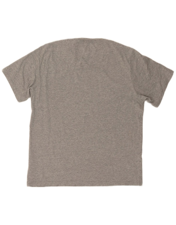 Converse T-Shirt Graphique Homme Grand Gris Moucheté Coton
