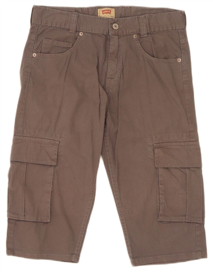 Levi's Bermuda Cargo Garçon 15-16 ans W28 Gris Coton