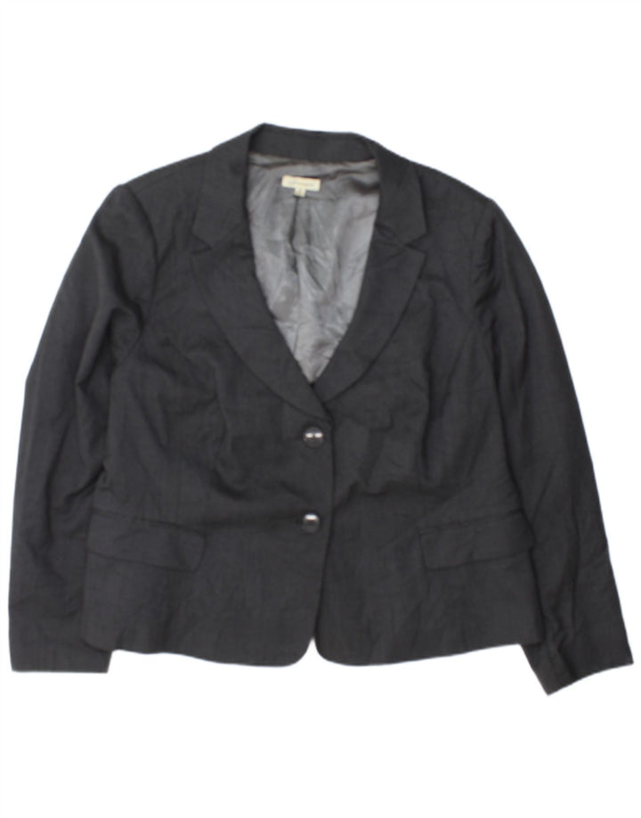 Marks & Spencer Veste blazer autographe pour femme UK 18 XL Gris tacheté