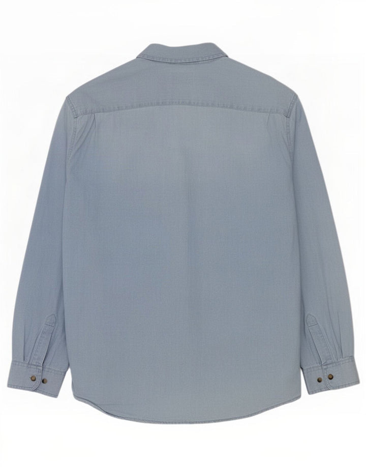 Wrangler Chemise Homme 2XL Bleu Coton