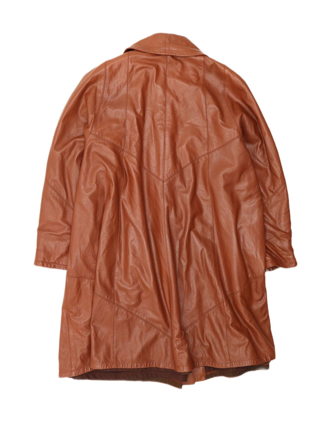vintage Femme Double Boutonnage Manteau Oversize IT 46 Grand Marron