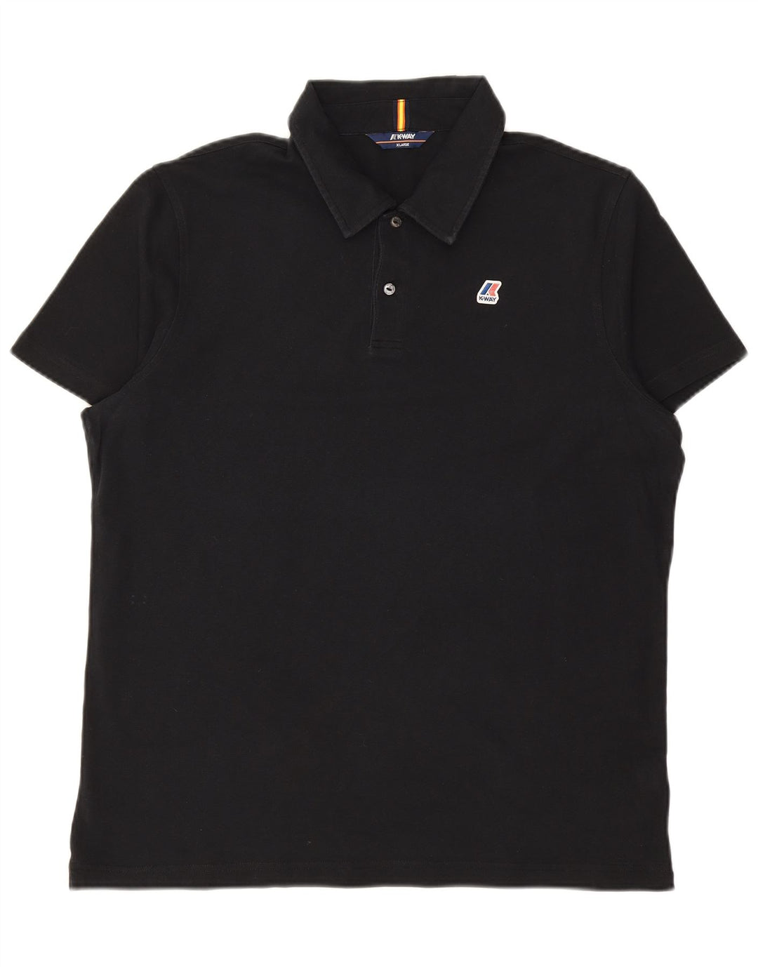 K-WAY Polo Homme XL Noir Coton