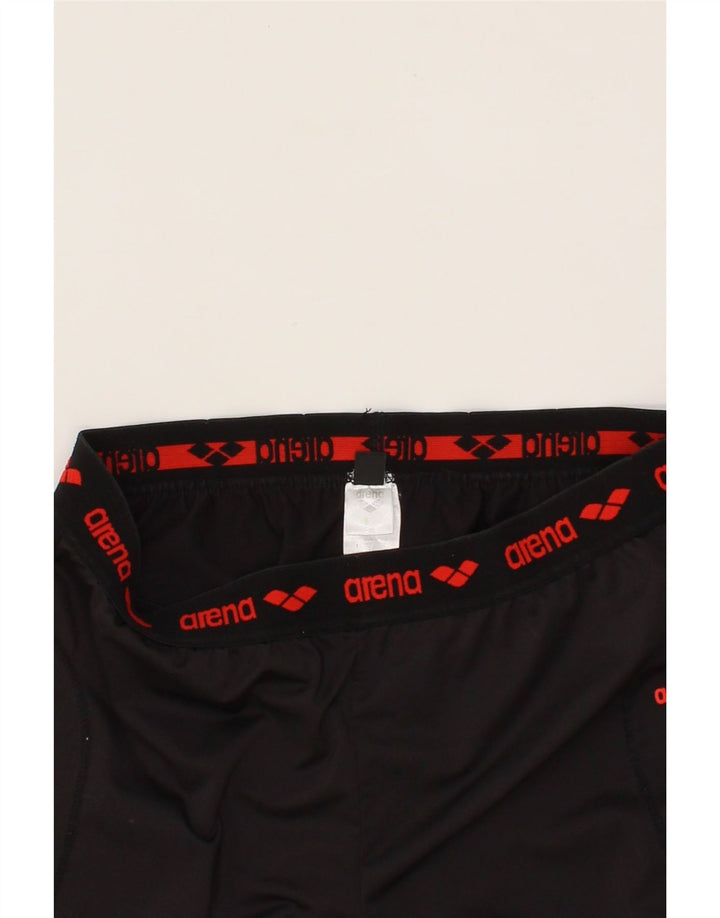 ARENA Womens Graphic Leggings UK 18 XL  Black Vintage Arena and Second-Hand Arena from Messina Hembry 