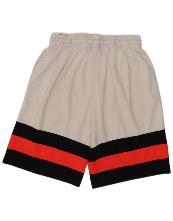 Jordan Short de sport pour homme en polyester color block blanc moyen