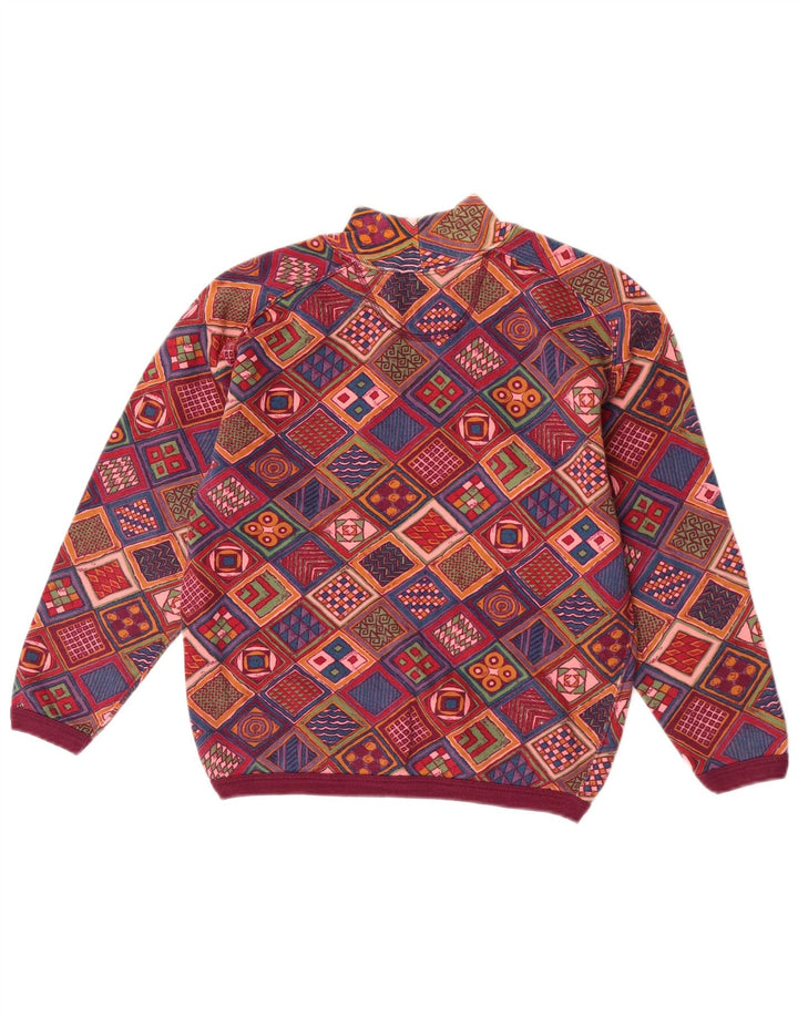 American System Sweat-shirt pour femme UK 6 XS Patchwork multicolore