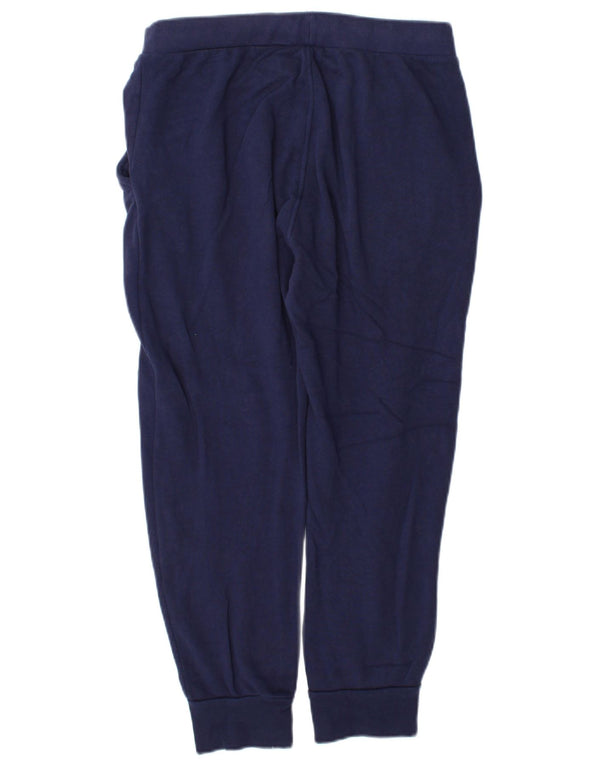 Kappa Pantalon de survêtement court pour homme en coton bleu marine Taille S