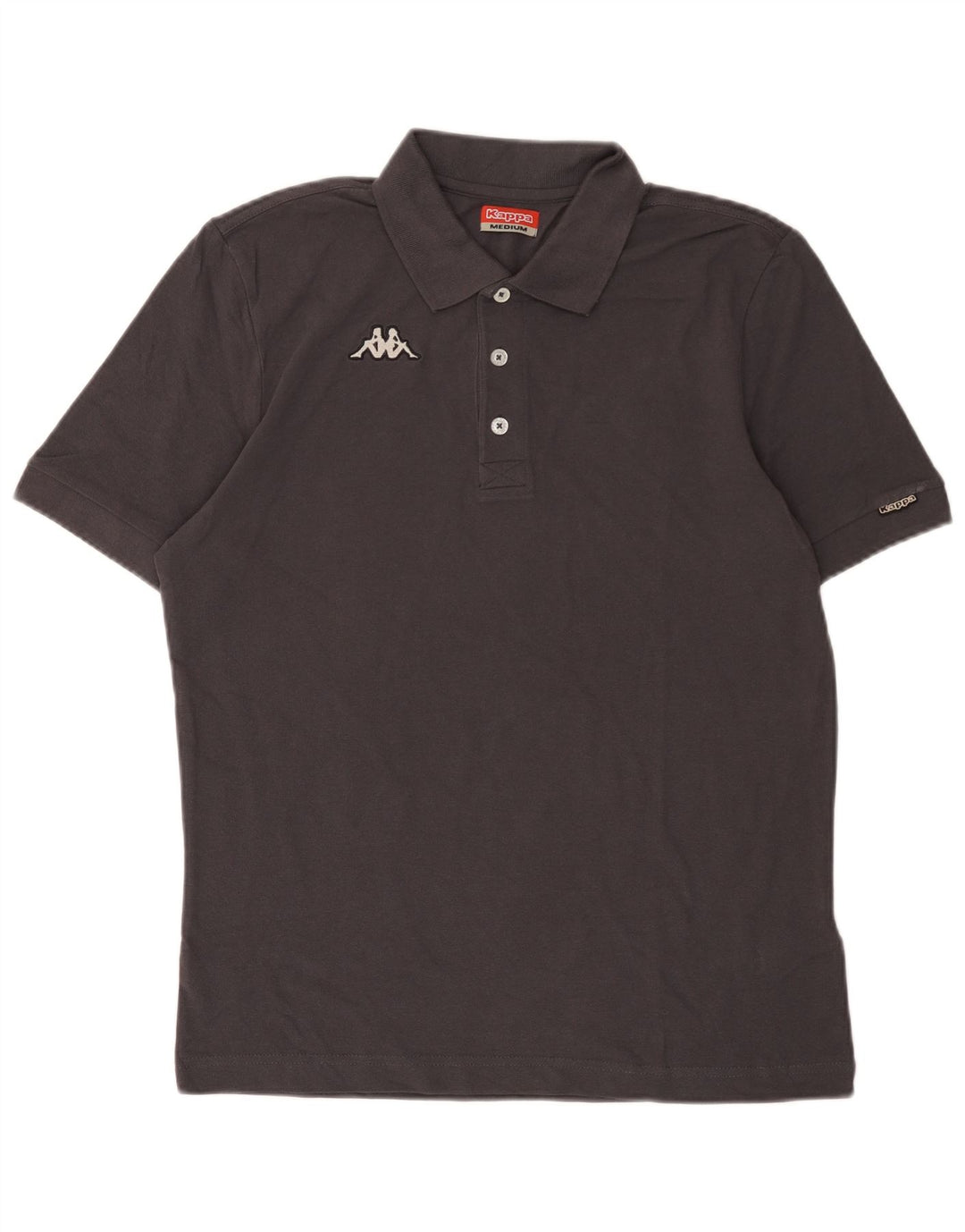 Kappa Polo Homme Gris Moyen Coton