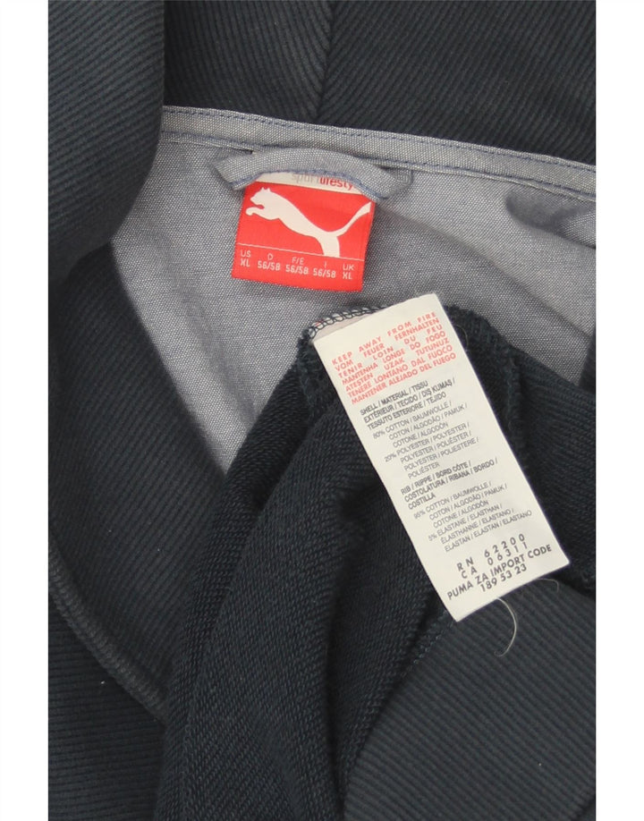 Puma Veste de survêtement pour homme XL Bleu marine Coton