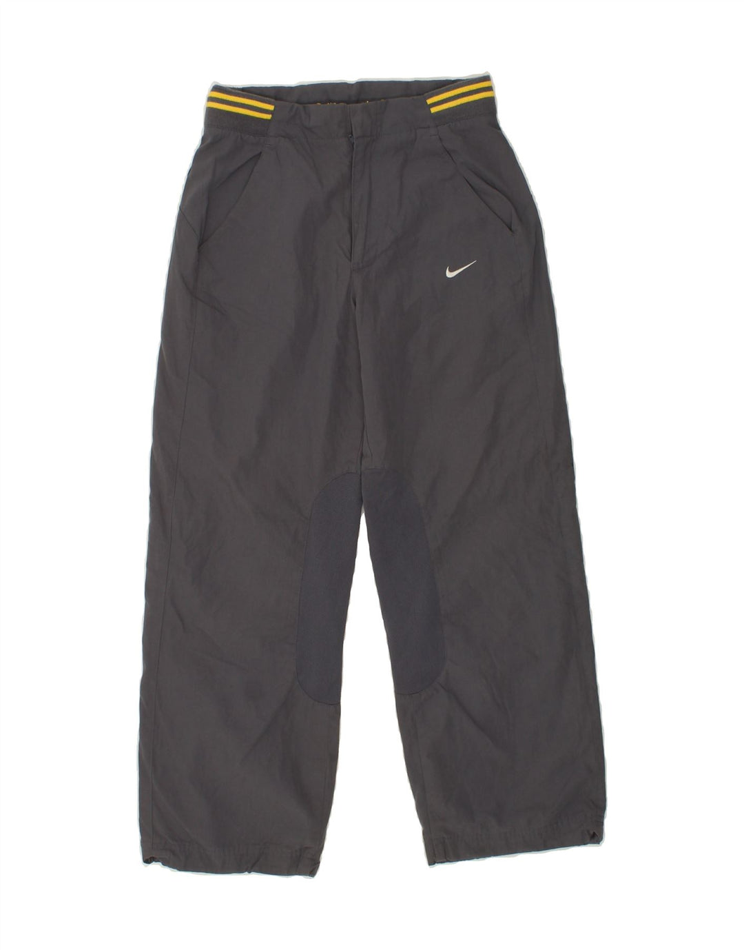 NIKE Boys Graphic Tracksuit Trousers 10-11 Years Medium Grey Polyester Vintage Nike and Second-Hand Nike from Messina Hembry 