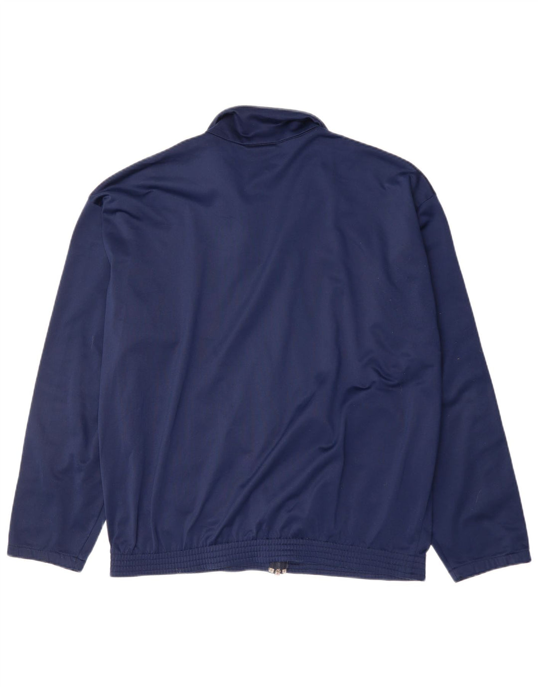 Asics Veste de survêtement graphique pour homme XL Bleu marine Polyester