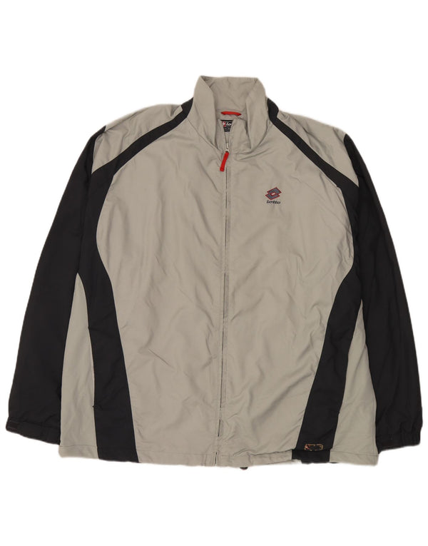 Lotto Veste de survêtement pour homme 3XL Gris Colorblock Polyester