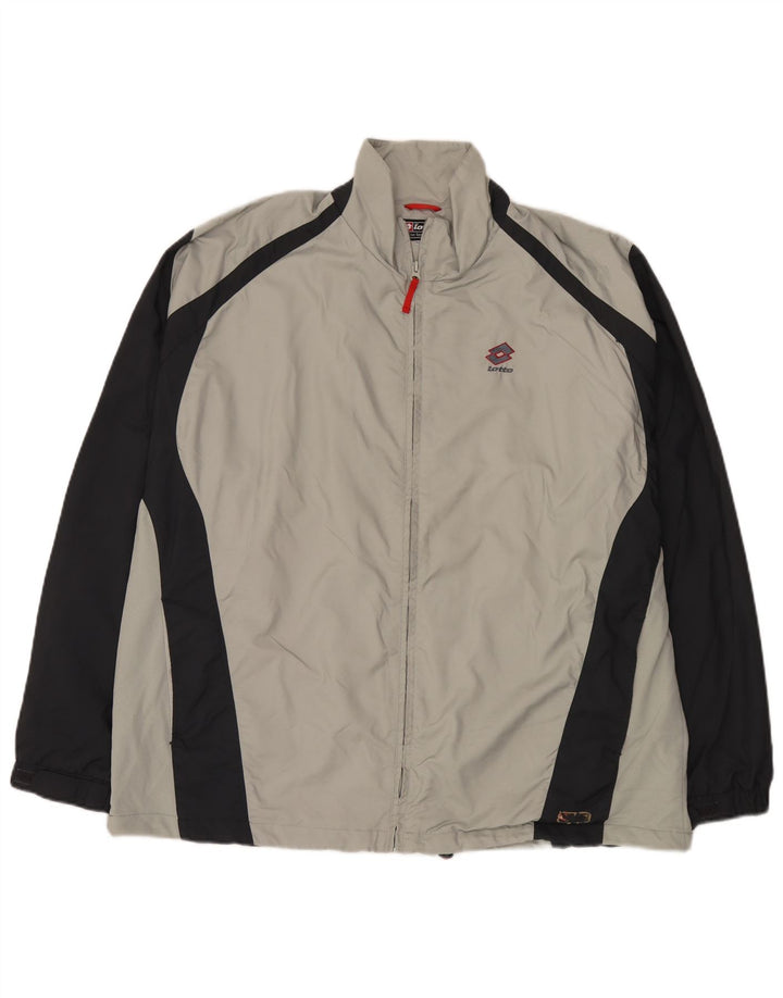 Lotto Veste de survêtement pour homme 3XL Gris Colorblock Polyester