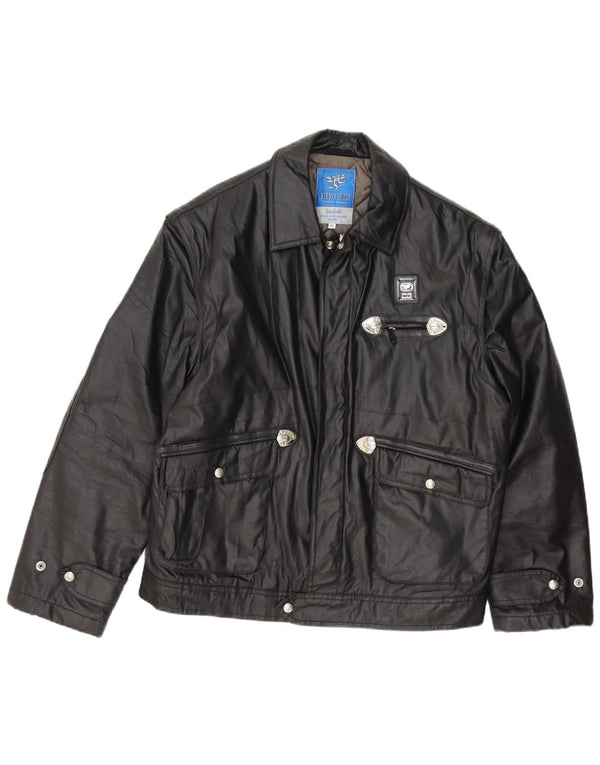 Piero Guidi Veste utilitaire pour homme UK 42 XL Noir