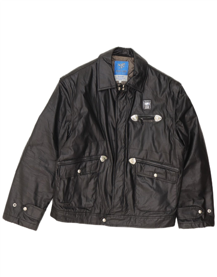 Piero Guidi Veste utilitaire pour homme UK 42 XL Noir