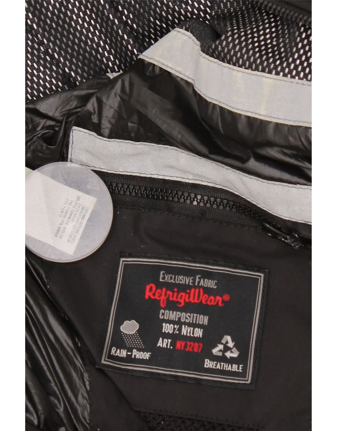 Refrigiwear Veste de Pluie Femme IT 52 2XL Nylon Noir