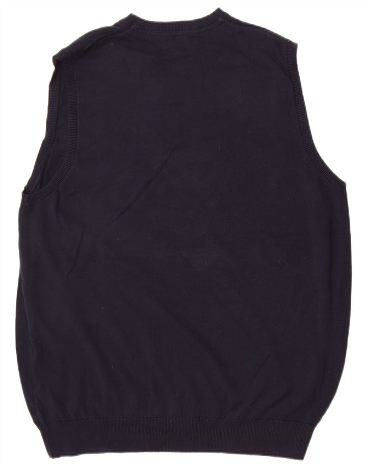 Marks & Spencer Débardeur Homme XL Bleu Marine Coton
