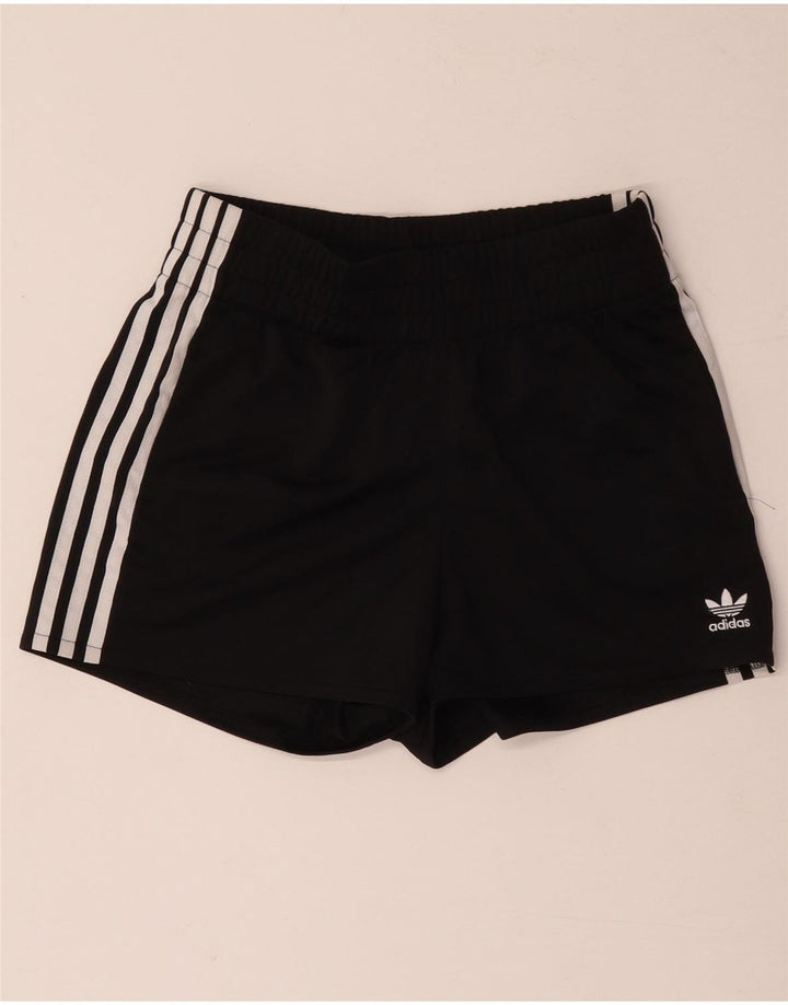 Adidas Short de sport pour femme UK 8 Petit Noir Polyester