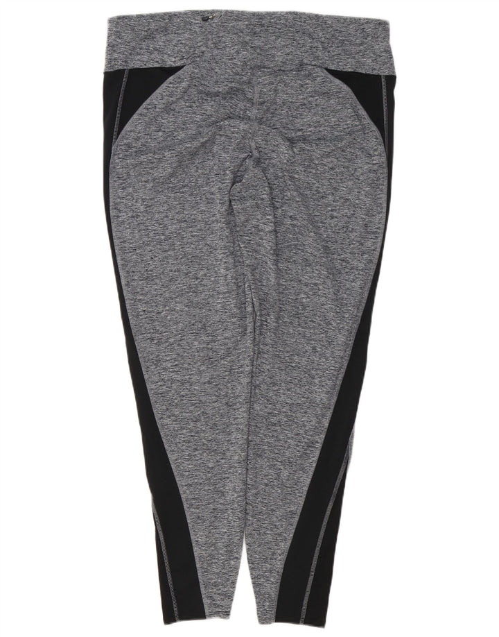 MARKS & SPENCER Leggings Femme UK 18 XL Gris Colorblock Polyester