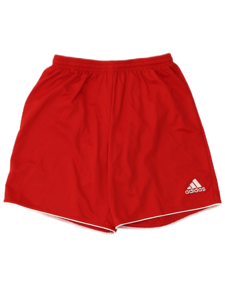 ADIDAS Short de Sport Homme Rouge Moyen Polyester
