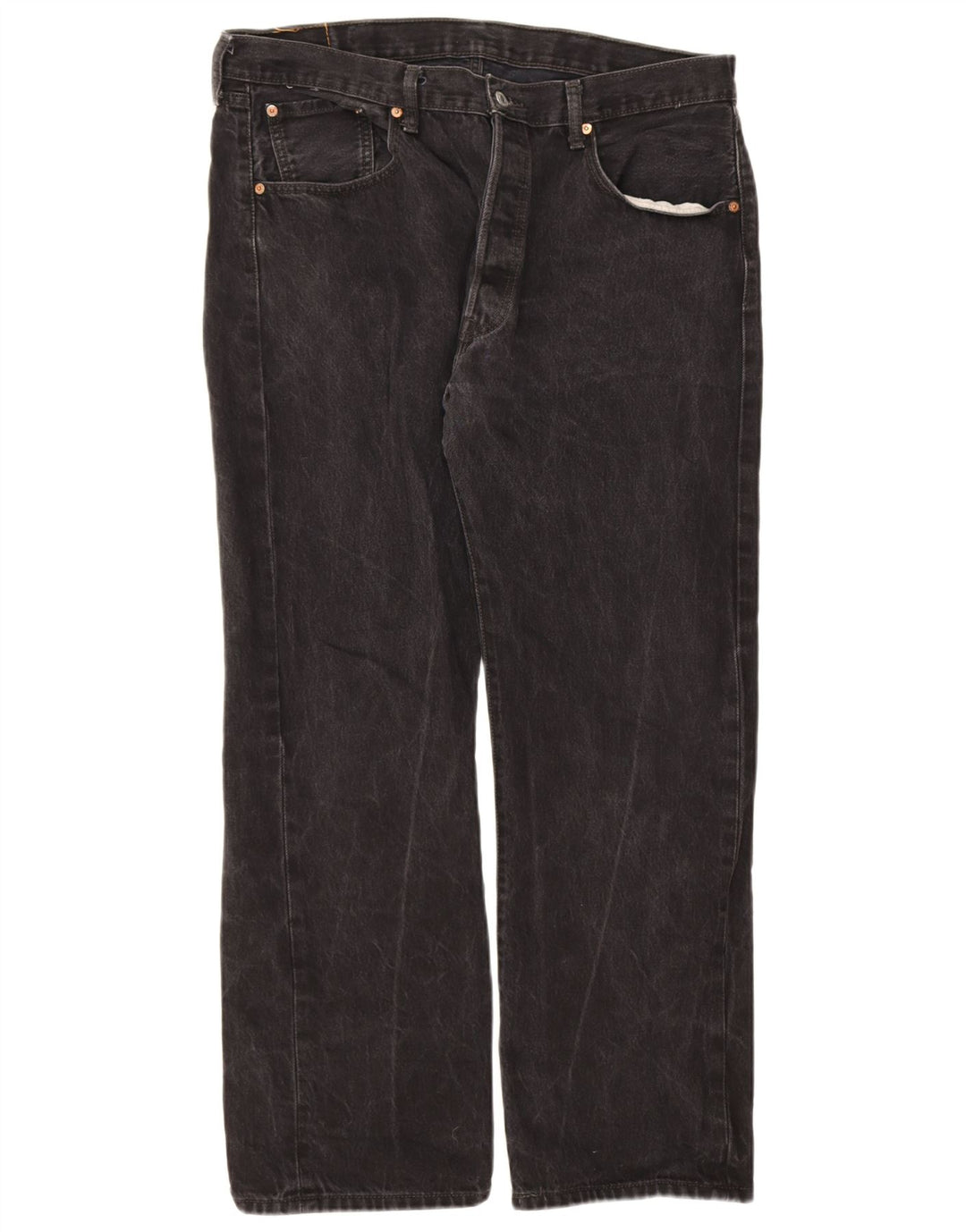 Levi's Jean Droit 501 Homme Noir W38 L30 Coton