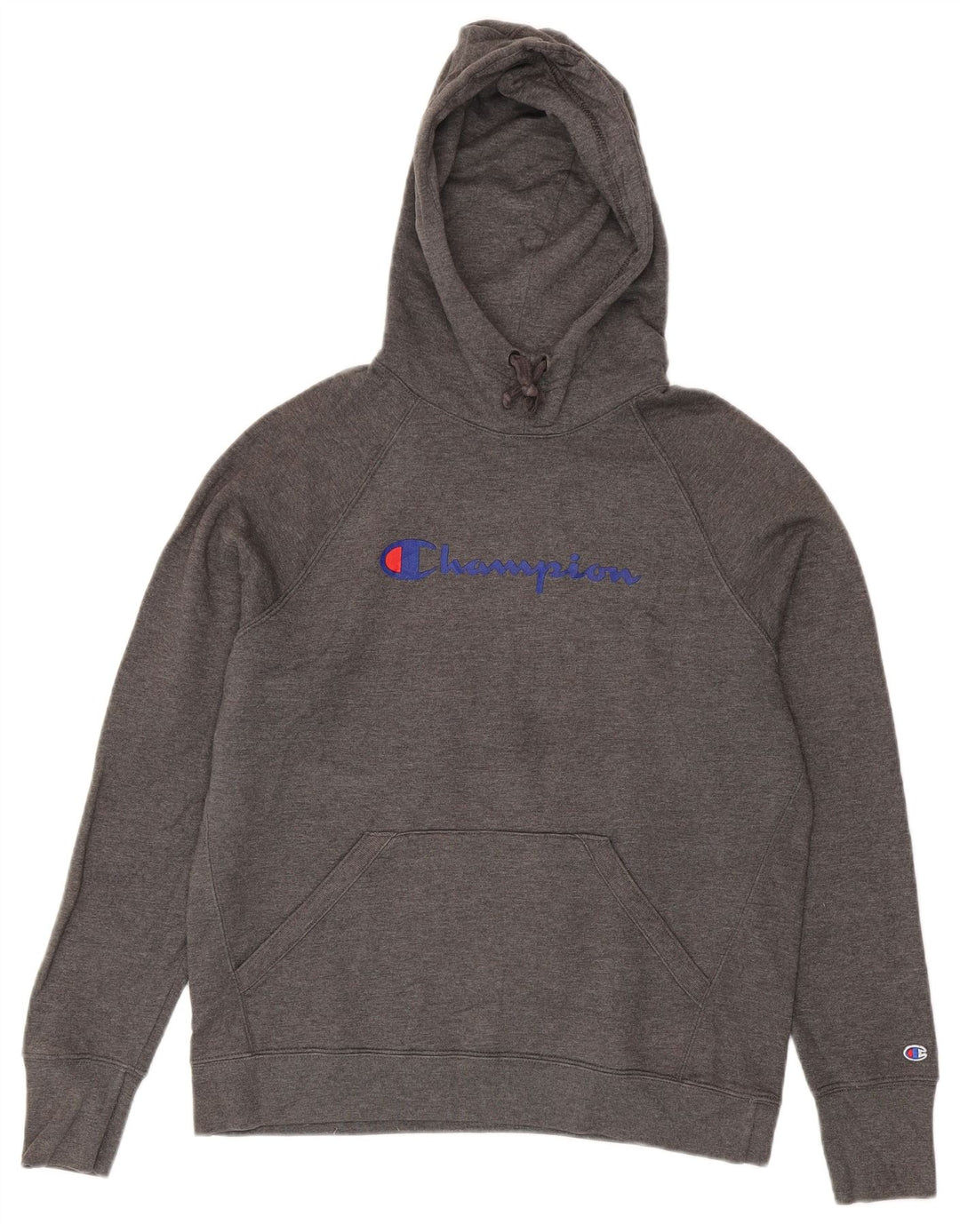 Champion Pull à capuche graphique pour femme UK 14 Gris moyen