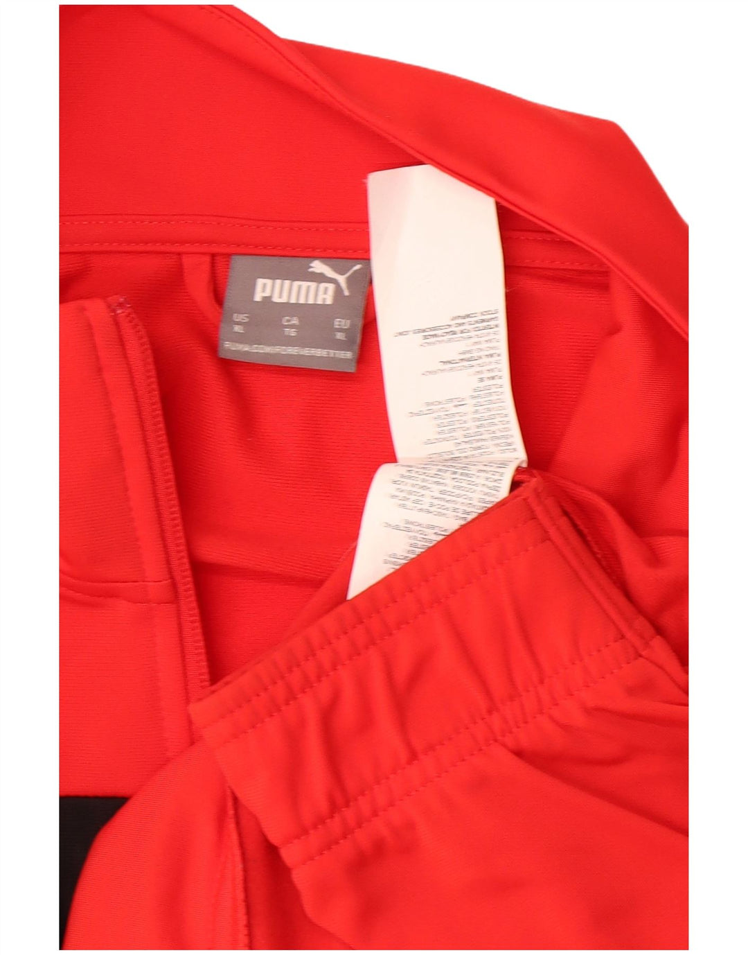 PUMA Veste de survêtement pour homme XL Rouge Colorblock Polyester