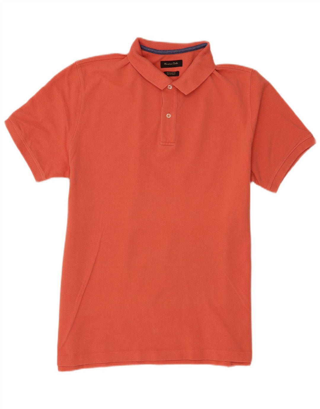 Massimo Dutti Polo Regular Fit Homme Orange XL