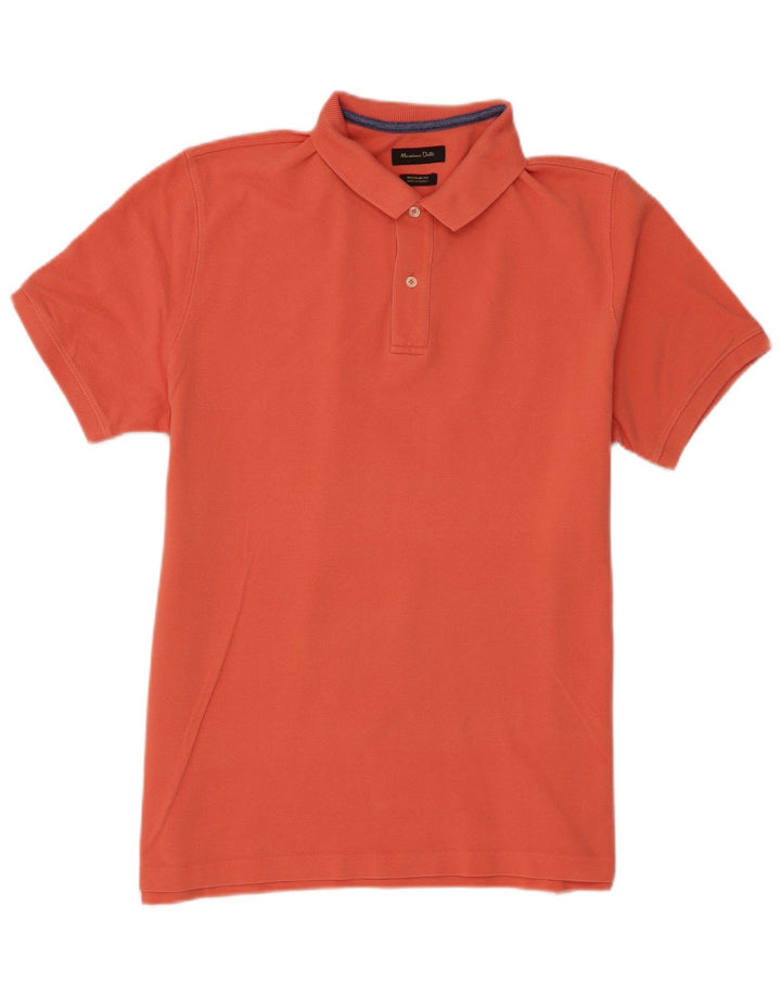 Massimo Dutti Polo Regular Fit Homme Orange XL