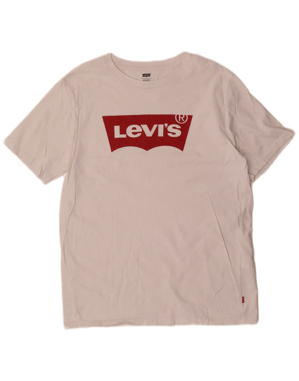 Levi's Tee-Shirt Standard Graphic Homme Blanc Moyen Coton