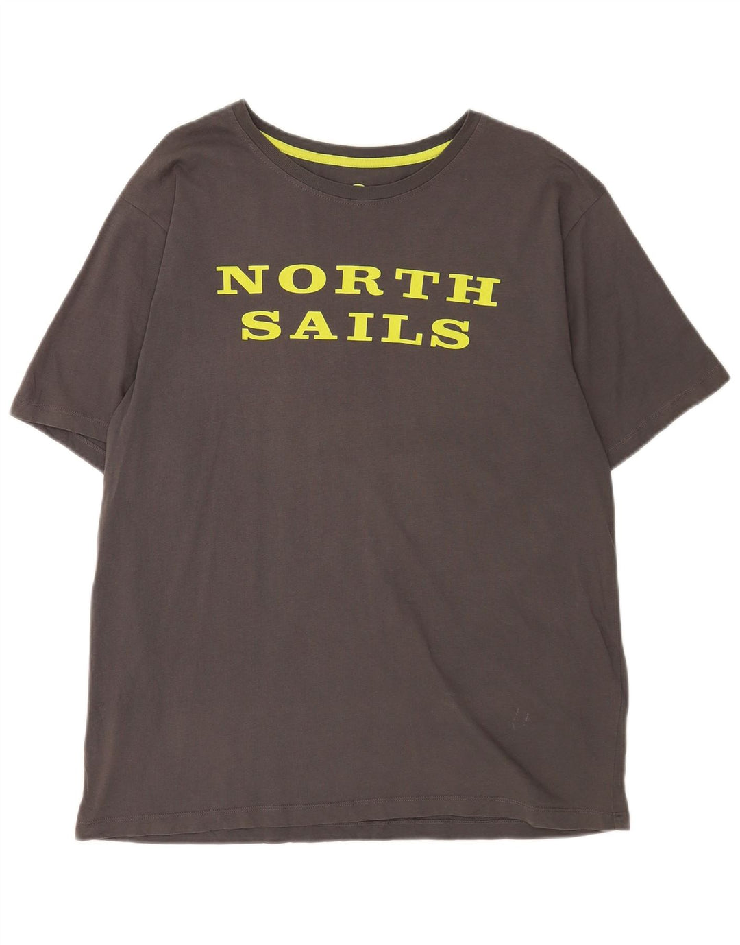 NORTH SAILS T-Shirt Graphique Homme Haut XL Gris Coton