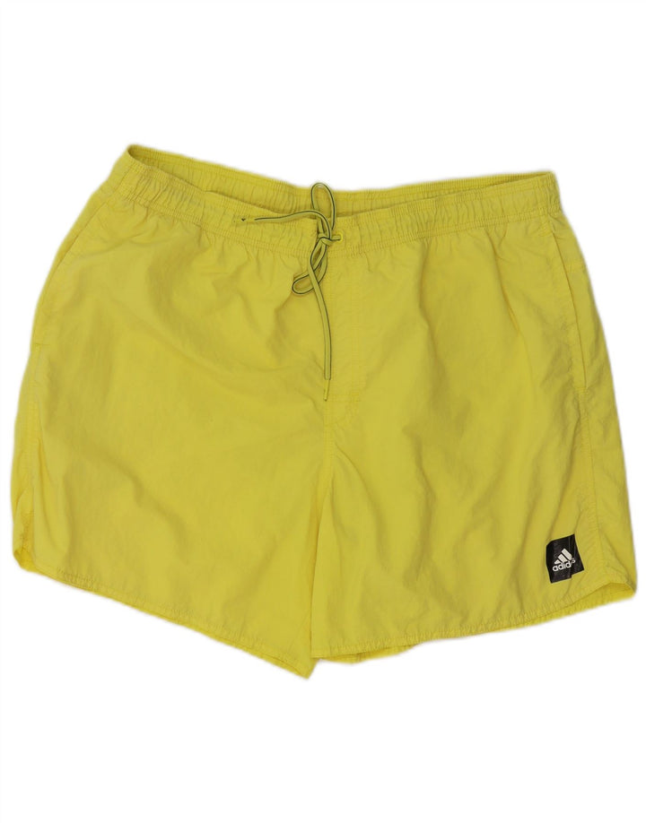 ADIDAS Short de bain homme XL jaune polyester
