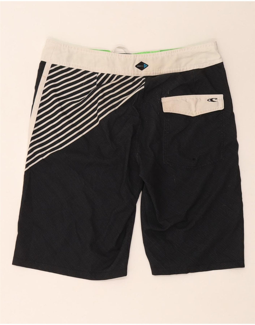 O'Neill Short de bain graphique homme en polyester rayé noir moyen