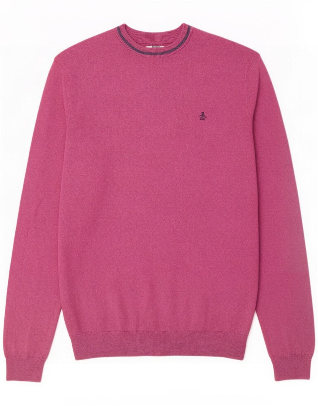 Penguin Pull col rond pour homme en coton rose moyen