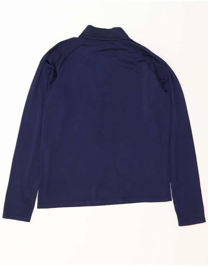 PUMA Haut de Survêtement Zip Neck Homme Bleu Marine Moyen