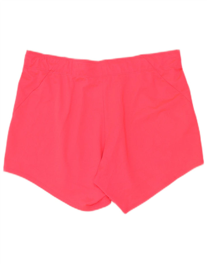 Nike Short de sport Dri Fit pour femme UK 14 Rose moyen Polyester