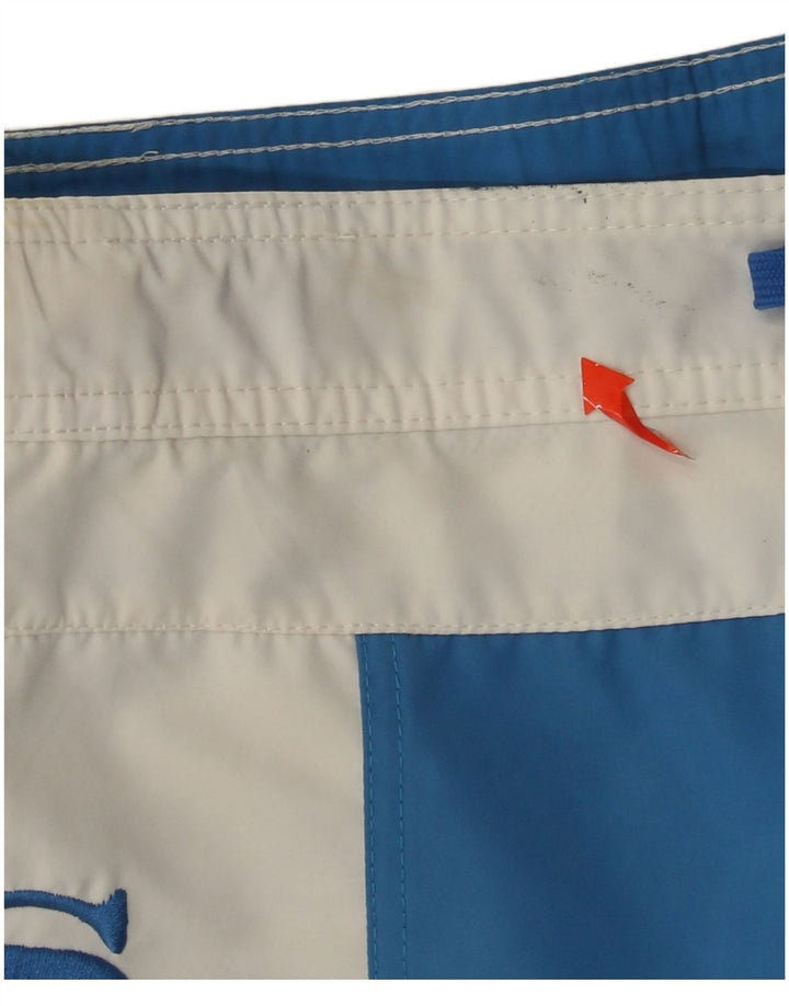 Sundek Short de bain graphique pour homme XL Bleu Colorblock Polyester