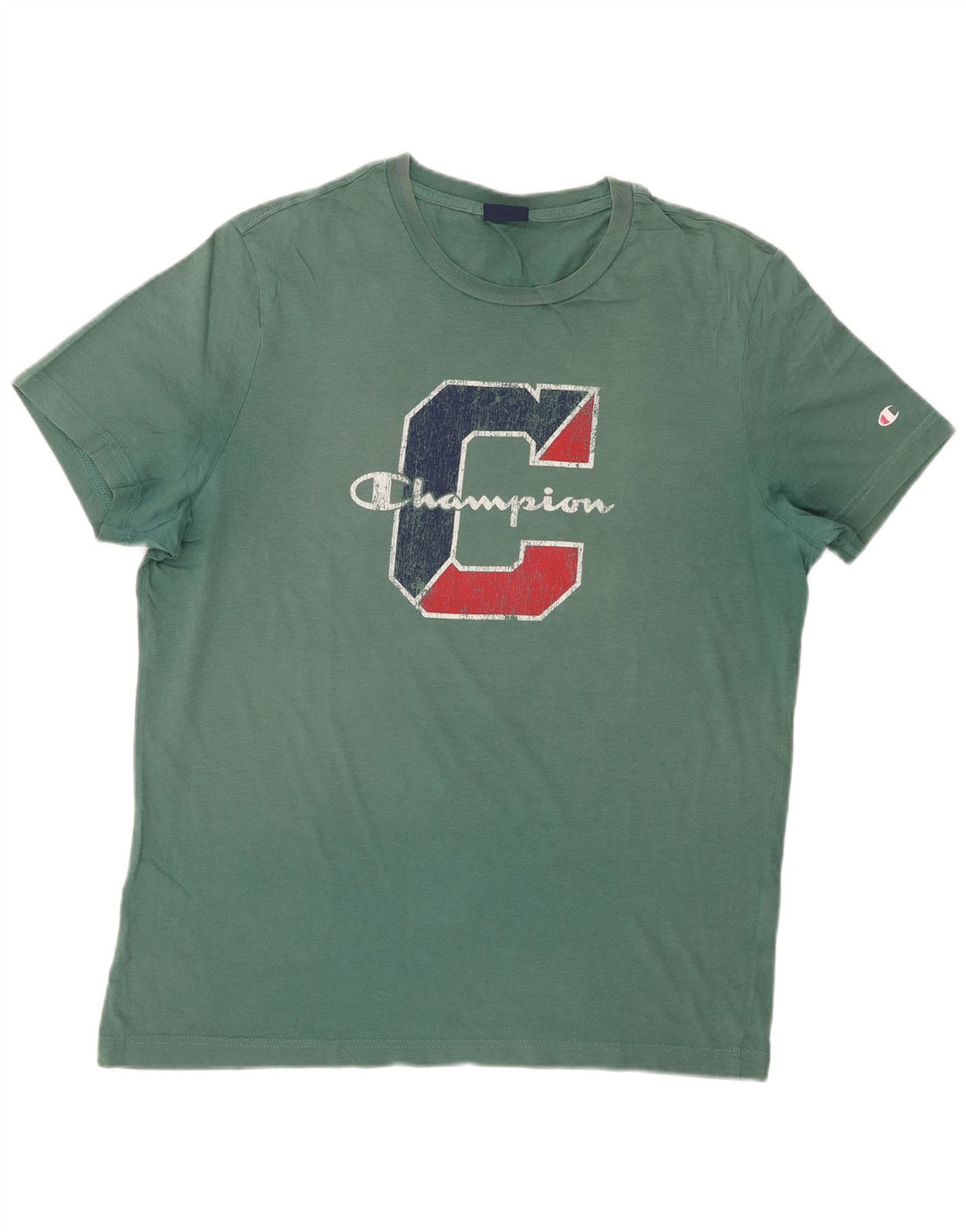 Champion T-Shirt Graphique Homme Grand Vert