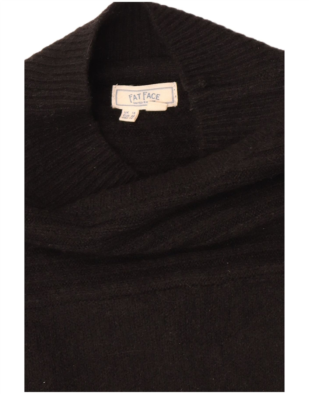 Fat Face Robe pull pour femme UK 16 Large Noir