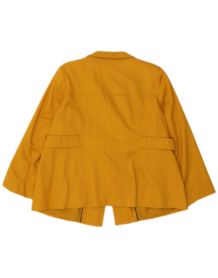 Marks & Spencer Veste blazer à 2 boutons pour femme UK 20 2XL Jaune Coton