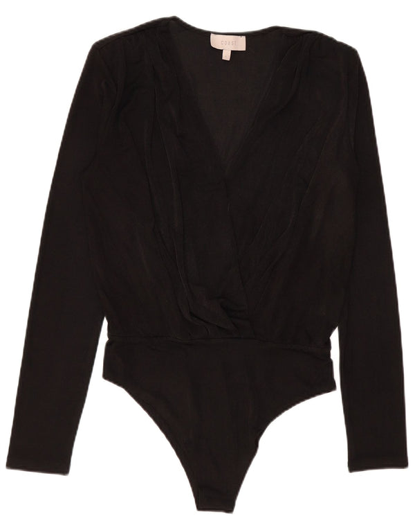 Coast Body à manches longues pour femme UK 44 Large Noir Polyester