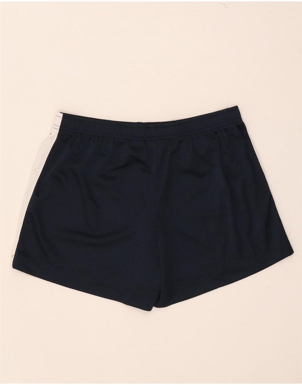 Nike Short de sport pour femme US 12/14 Large Bleu marine Colorblock Polyester