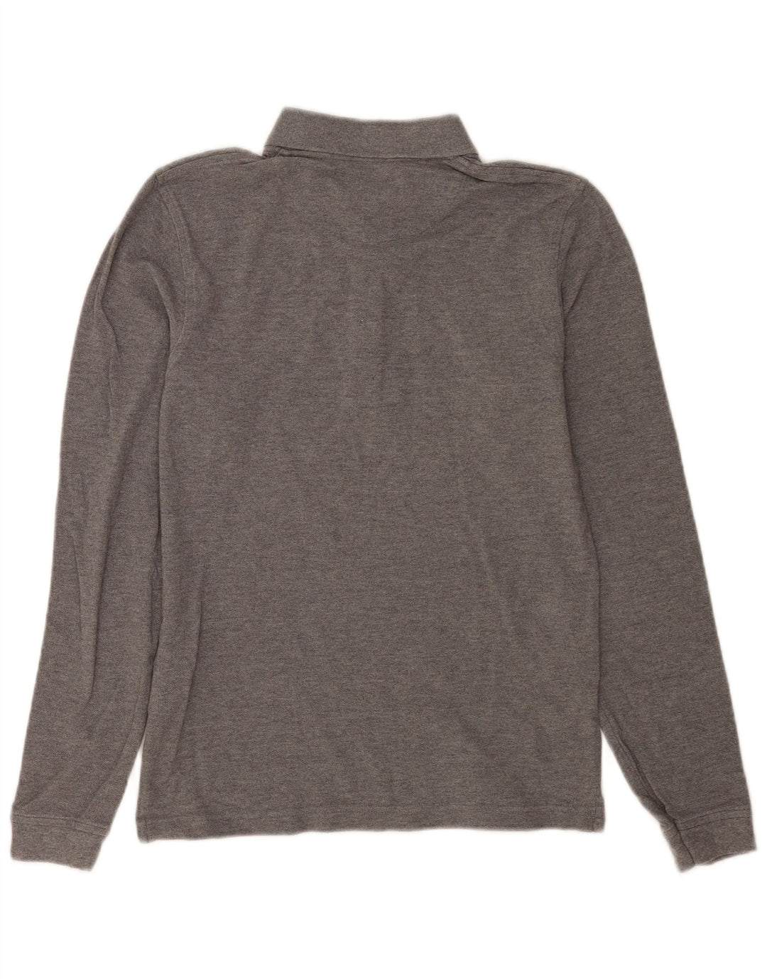 Lyle & Scott Polo à Manches Longues Homme Petit Gris Coton