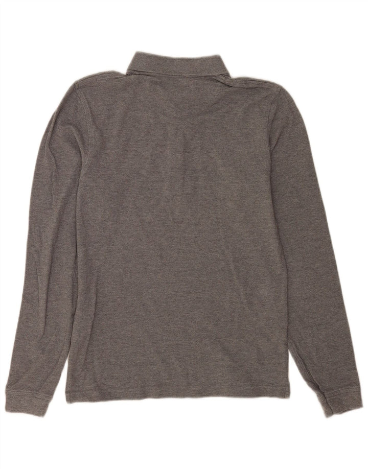 Lyle & Scott Polo à Manches Longues Homme Petit Gris Coton