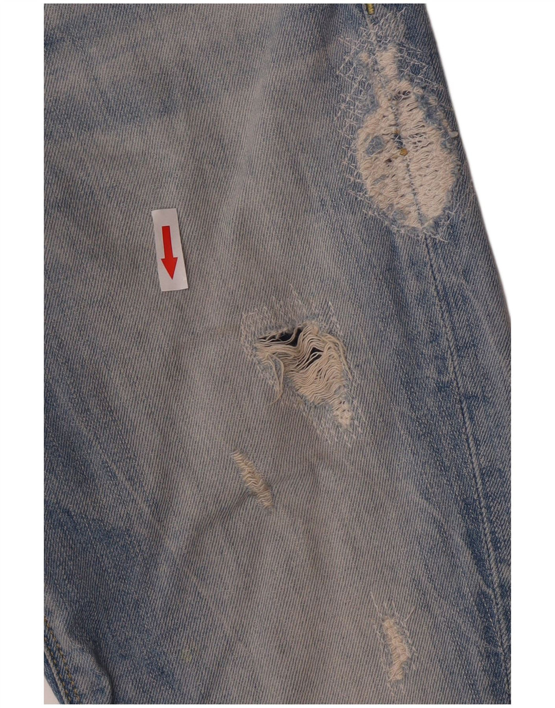 Guess Jean Slim effet vieilli W26 L24 en coton bleu pour femme